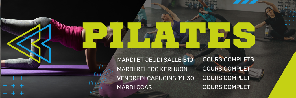 Information cours de pilates