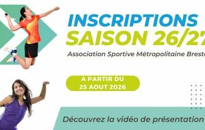 Saison 2026-2027 : informations importantes