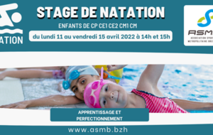 stage de natation enfants 