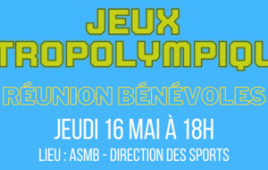 Réunion bénévoles Jeux Métropolympiques 2024