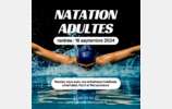 Natation adultes : rentrée le 16 septembre