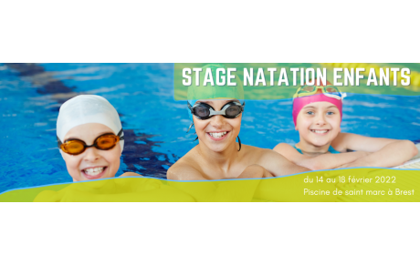 stage de natation enfant du 14 au 18 février 2022