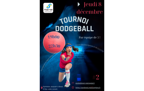 Tournoi de dodgeball #2 jeudi 8 décembre 2022
