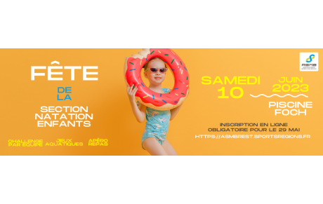 Save the date : Fête de la section natation enfants