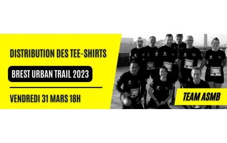Brest Urban Trail 2023 : distribution des tee-shirts