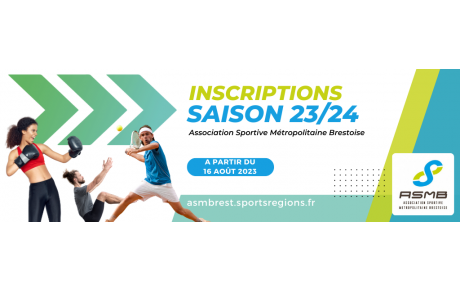 Inscriptions saison 2023/2024