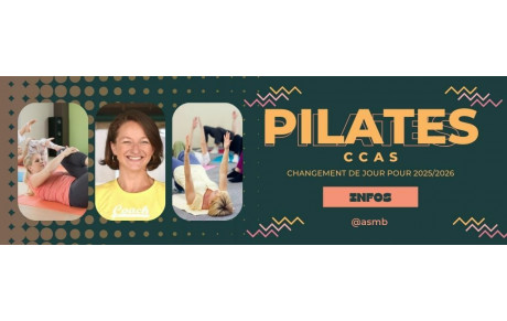 PILATES : Changement de jour au CCAS