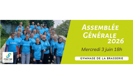 Assemblée Générale mercredi 3 juin 18h