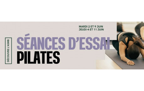 Séances d’essai Pilates – Juin 2026