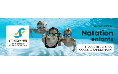 Natation enfants : il reste encore des places !