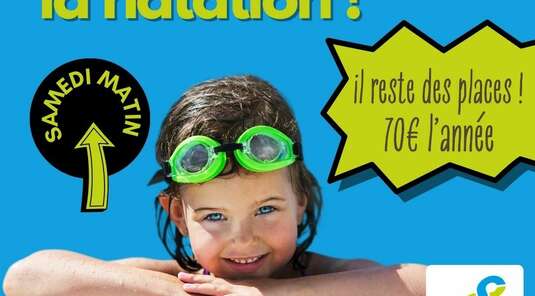 Natation enfants : places encore disponibles